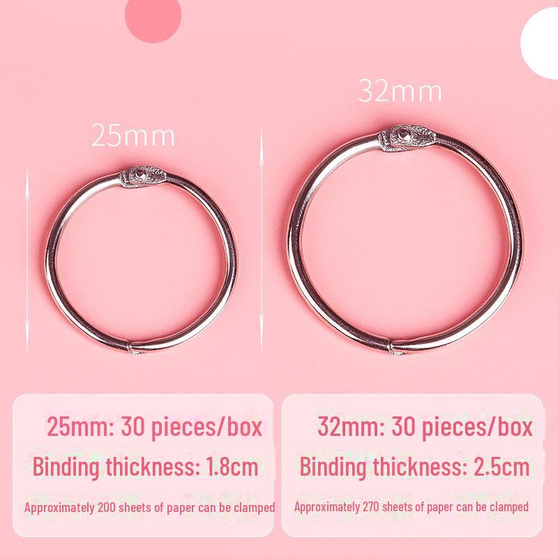 Кольца для переплета из металла цвета розового золота для альбомов своими руками