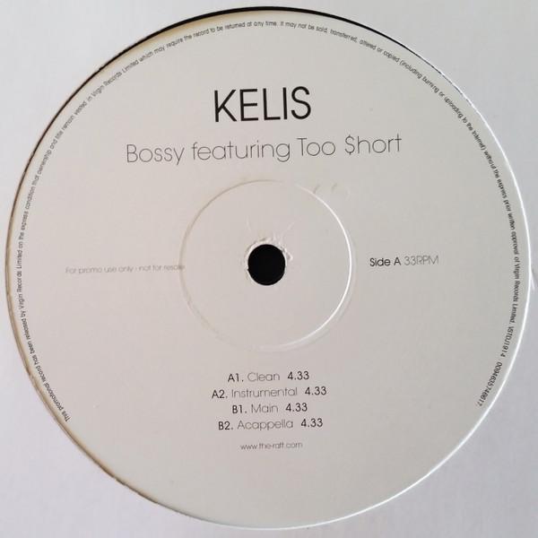 12-дюймовая пластинка KELIS TOO HORT Bossy VSTDJ1914 VIRGIN 2006 Европа Танцевальная Электроника Б/у