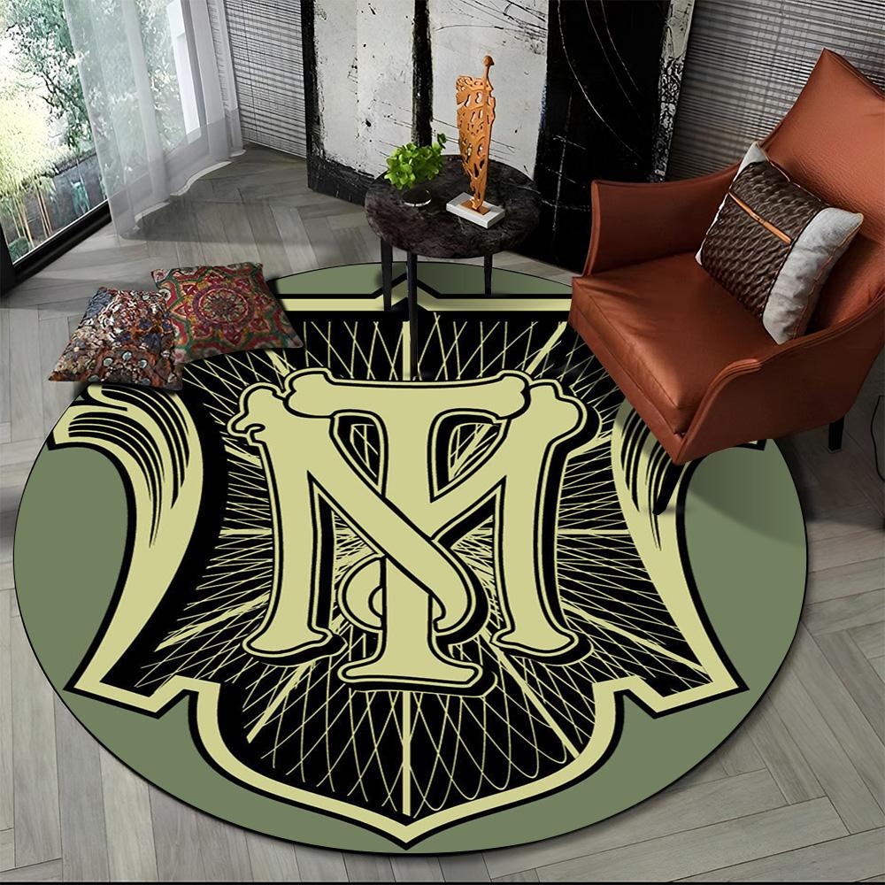 3D Печать Кино Лицо со шрамом Тони HD Круглый Ковер для Гостиной Спальни Детской Игровой Комнаты Декор, Коврик для Питомца Нескользящий Напольный Коврик