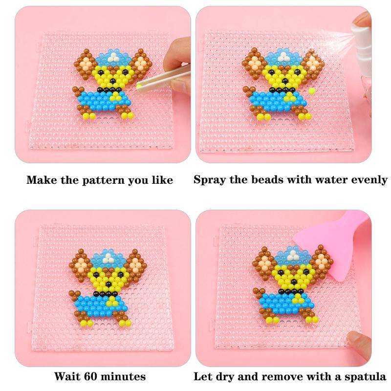 10 Color DIY Water Spray Beads Fashion Beads Puzzle Children Handmade Magic Toys Beads Crafts