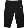 Li Ning Sports Lifestyle Series Solid Color Mid Waist Comfortable Versatile Breathable Tapered Three Quarter Knitted Sports Pants AKQU431-1