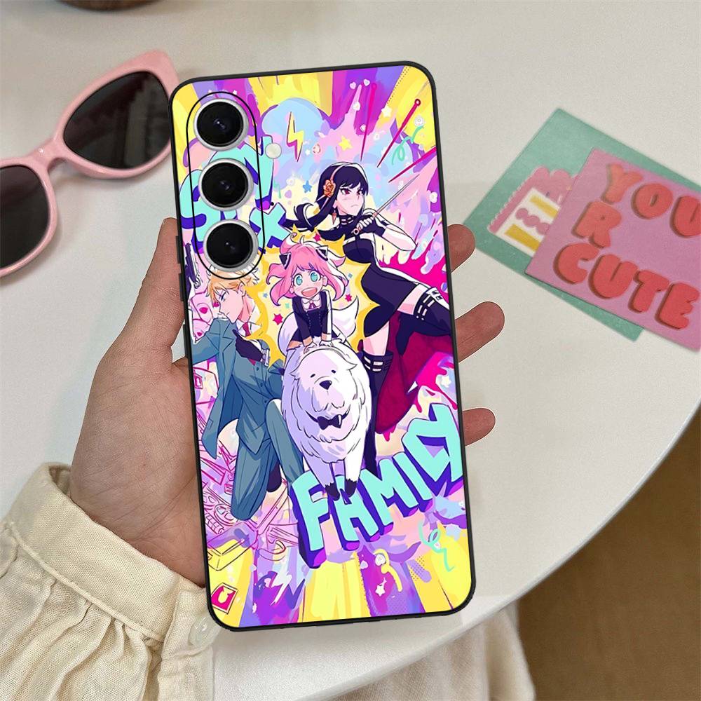Классический аниме чехол для телефона Spy X Family для Samsung S 24 Fe 25 Ultra Plus 20 Lite 21 30 22 23 24 22 Ultra 5G Fundas