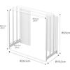Yamazaki Tower Magnetic Bath Lid Stand White 26.5x10.3x25cm Space-Saving Design Compatible with Shutter Type Storage