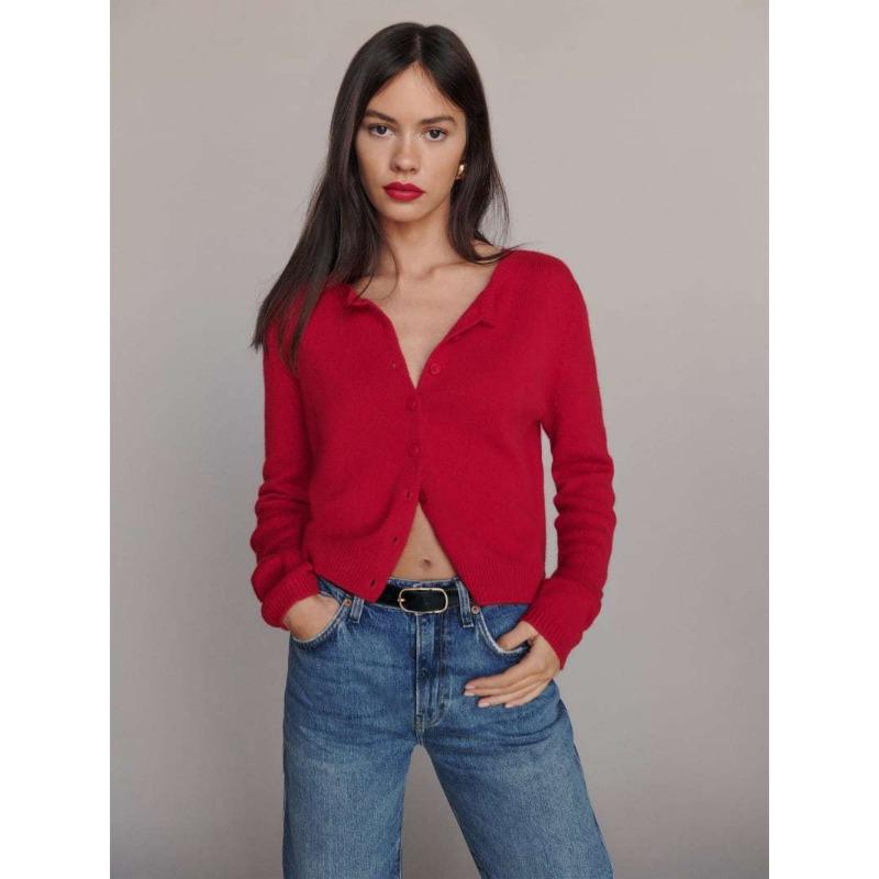 Women S Long Sleeve Knit Cardigan Button Front Casual Top