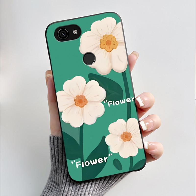 For Google Pixel 3a XL Case Black Bumper Soft TPU Silicone Cover for Pixel 3A XL Phone Cases Pixel3A 3 A 3AXL Butterfly Capa