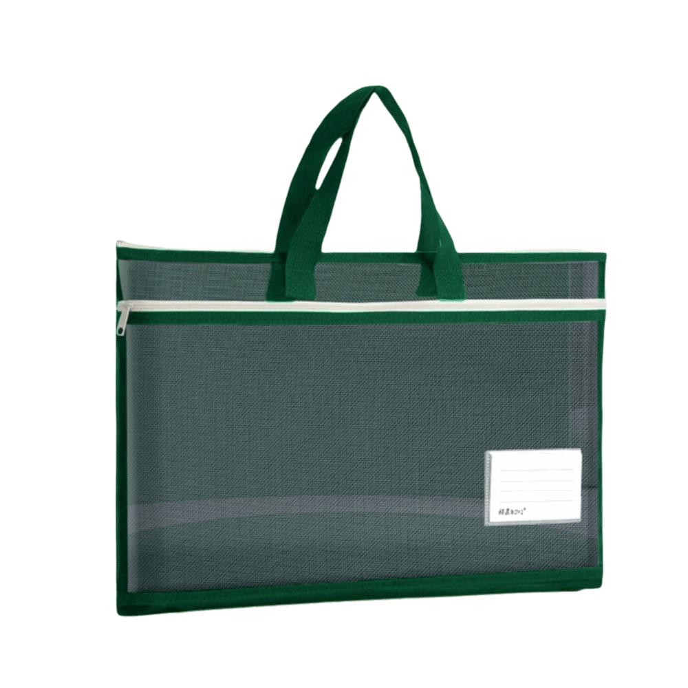 Zip Handbag 8k Sketch Drawing Album Large Capacity File Storage Bag A3 Mesh Art Bag Student