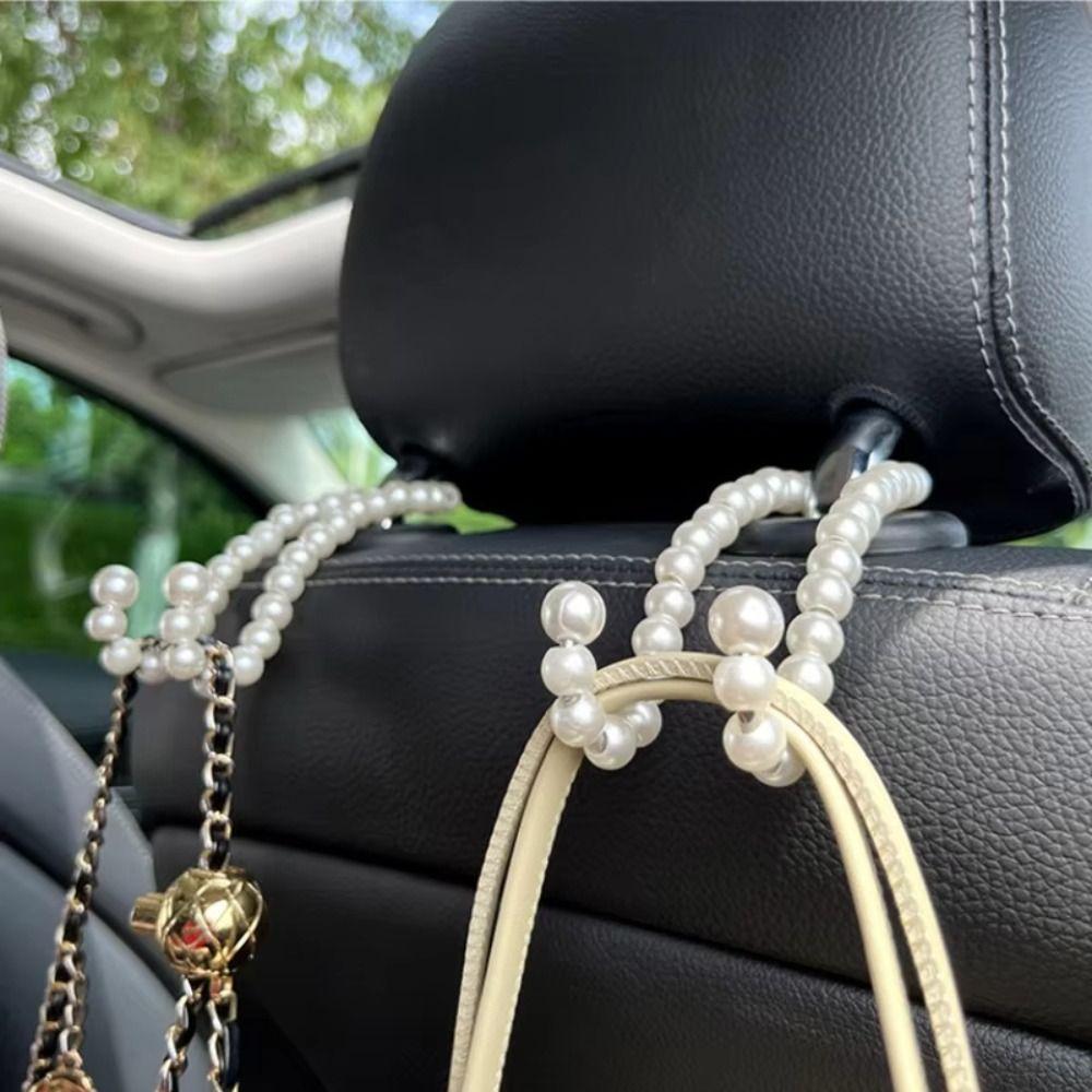 2Pcs Rear Bearing Car Rear Seat Hooks Strong Storage Car Seat Headrest Hooks Car Accessories