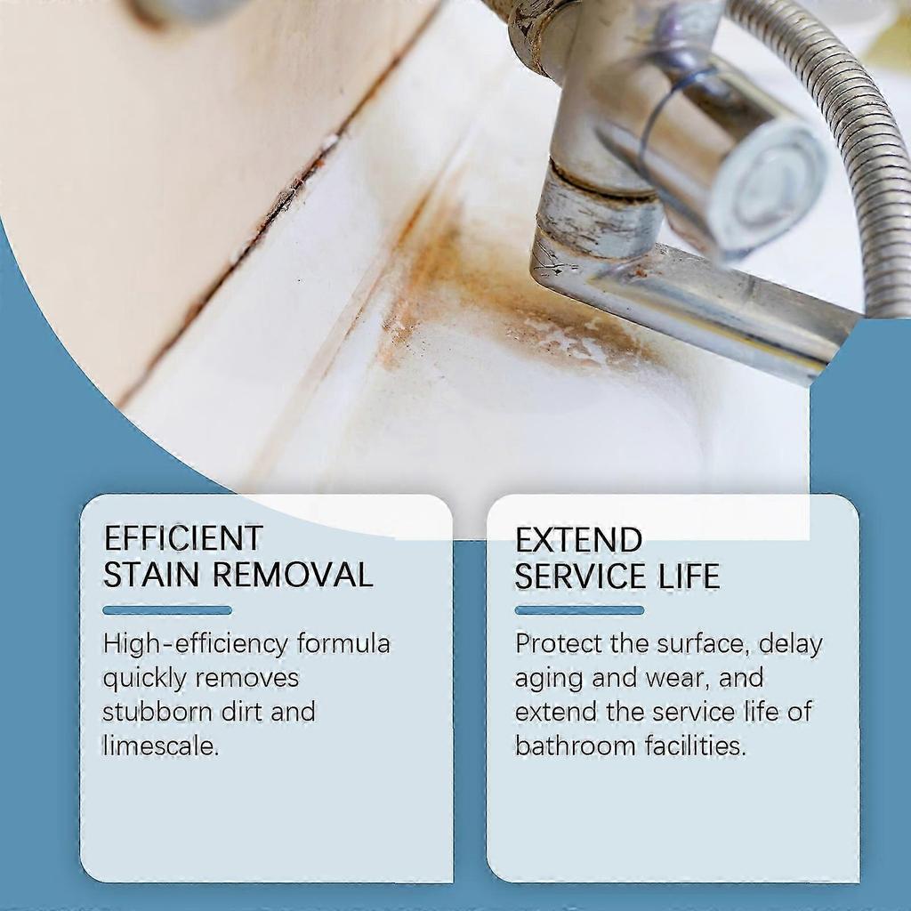 Fast-Acting Bathroom Cleaner with Silver Ions Protects & Shines Metal, Glass & Tile