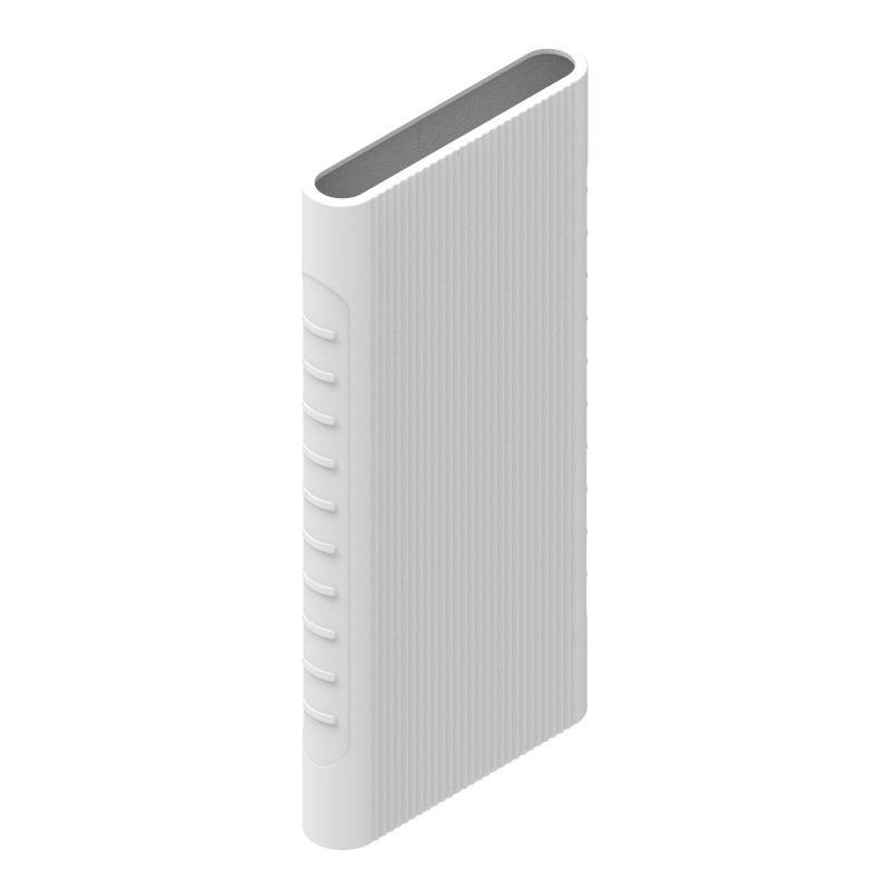 Мягкий силиконовый защитный чехол для нового Xiaomi Power Bank 2nd II/3rd III 10000 мАч с двойным USB