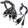 12V DC Power Cable Splitter: 1-to-2/3/4/5/6/8 Female for Centralized Camera Monitoring