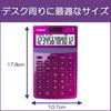 Casio Design Just 12 Pink Calculator, Type, Digits, JF-Z200PK-N,