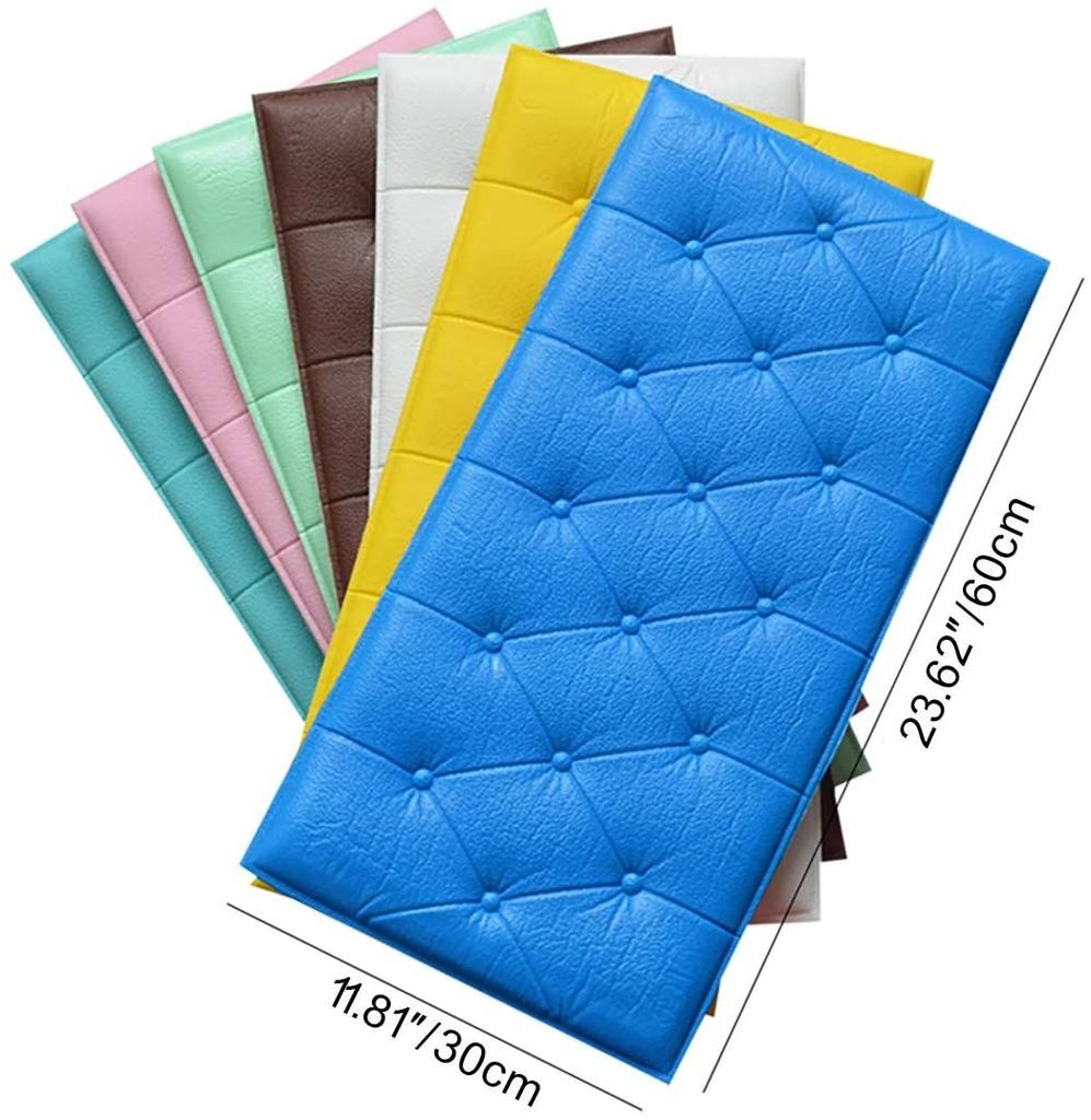 Самоклеящиеся для изголовья кровати Пенопластовая наклейка на стену Стеновые панели Украшение стен Отклеить и приклеить