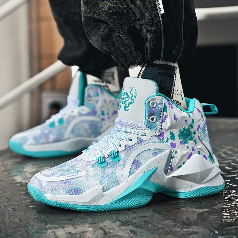 Мужские трендовые баскетбольные кроссовки на воздушной подушке с амортизацией и высококачественная спортивная обувь для бега