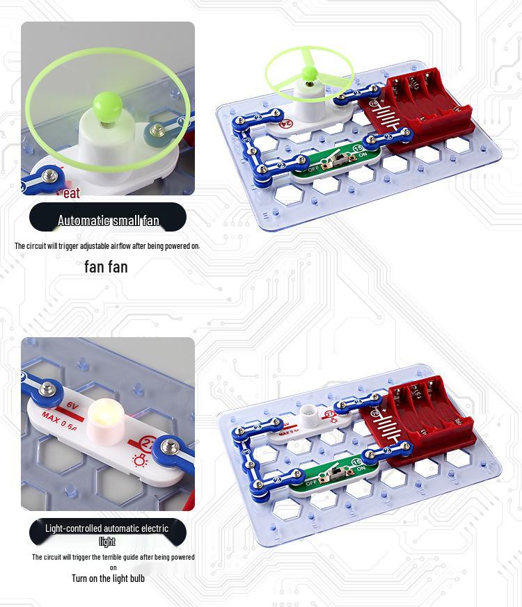 Детские электронные строительные блоки STEM Научная лаборатория Набор для исследований