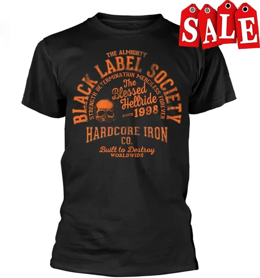 Black Label Society Закк Уайлд Футболка Размер S-5XL Хлопок Мужская Короткий рукав Унисекс Футболка