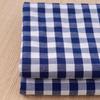 Black & White/Blue Green Gingham Fabric for Kindergarten, Tablecloths & Sofas - Various Sizes