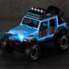 Новый 1:24 Jeep Wrangler Rubicon Модель пикапа из сплава, литая под давлением, игрушечная модель внедорожника, коллекция со звуком и светом, детский подарок