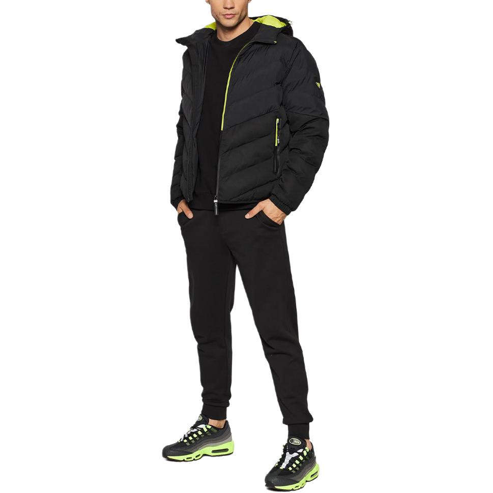 EMPORIO ARMANI FW21 Puffer Jacket Men's Black 6KPB12-PN8NZ-1200