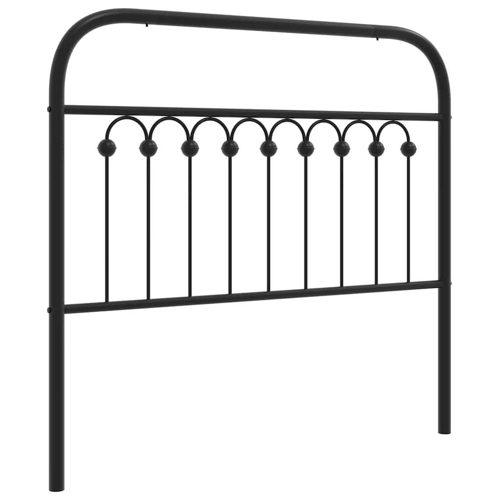 Replacement Headboard Metal Black 100 cm