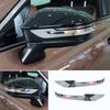 For Toyota Crown 2023-2024 Chrome Rearview Side Mirror Strip Cover Molding Trim
