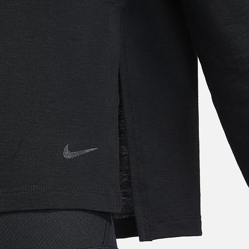 Nike Женский топ для йоги с длинным рукавом Nike Dri-FIT Черный DM7028-010