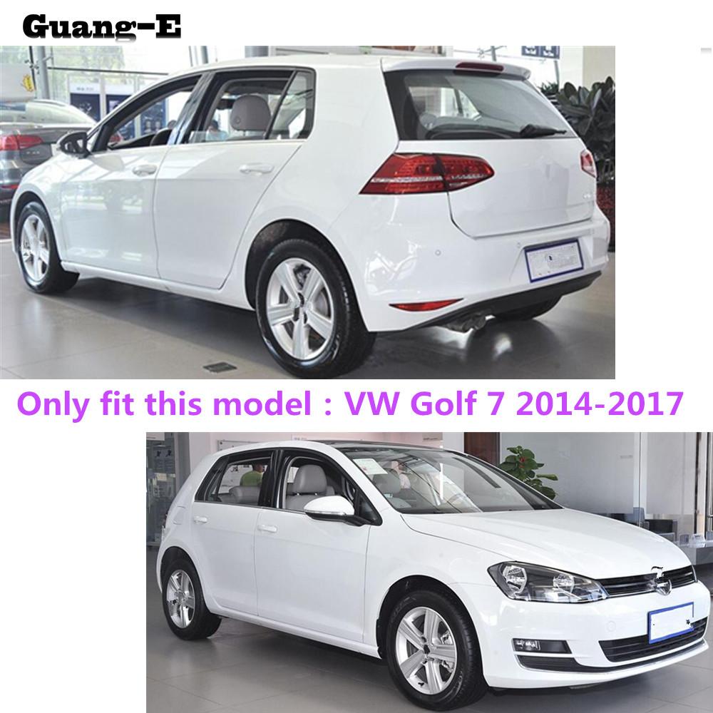Для Volkswagen VW Golf7 Golf 7 2014 2015 2016 2017 2018 Stick Head Передняя противотуманная фара Рамка лампы Stick ABS Хромированная отделка панели
