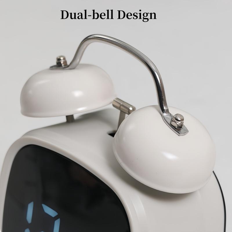 Светодиодные часы Цифровой будильник Отображение даты и температуры Голосовое управление Громкий звук Регулируемая яркость 12/24-часовой формат Повтор Настольные часы