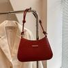 Зарубежный стиль, высококачественная сумка подмышку, женская, 2025 весна, новый темперамент, легкая роскошь, ретро мода, простая сумка на плечо