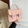 Casual Sweet And Cute Cambridge Small Bag Messenger Bag Women'S Autumn Fashion Small Square Bag
