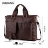 European-American Retro 17-Inch Business Laptop Handbag - Fashionable Commute & Travel Crossbody Briefcase