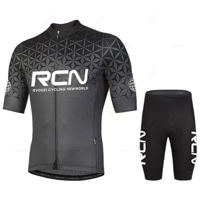 Новинка 2024 года, комплект велосипедного трикотажа Rcn, дышащая велосипедная одежда, одежда для езды на велосипеде, спортивный велосипедный комплект с короткими рукавами, Ropa Ciclismo