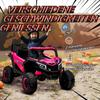 12V Electric Car for Kids, Remote Control Function, Belt, Horn, LED Lights, USB Port, for 3-5 Years, Pink