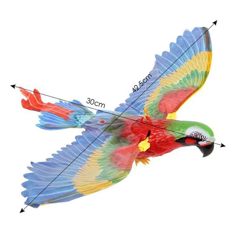 Bird Scarecrow Fake Horned Hawk Decoy Bird Scarer Hanging Eagle Fake Eagle To Scare Birds Away Outdoor Falcon Decor Garden Decor