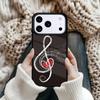Магнитный чехол для телефона с нотами для iPhone 17 16 15 12 13 Pro Max 14 Plus 11 Жесткая крышка с MagSafe