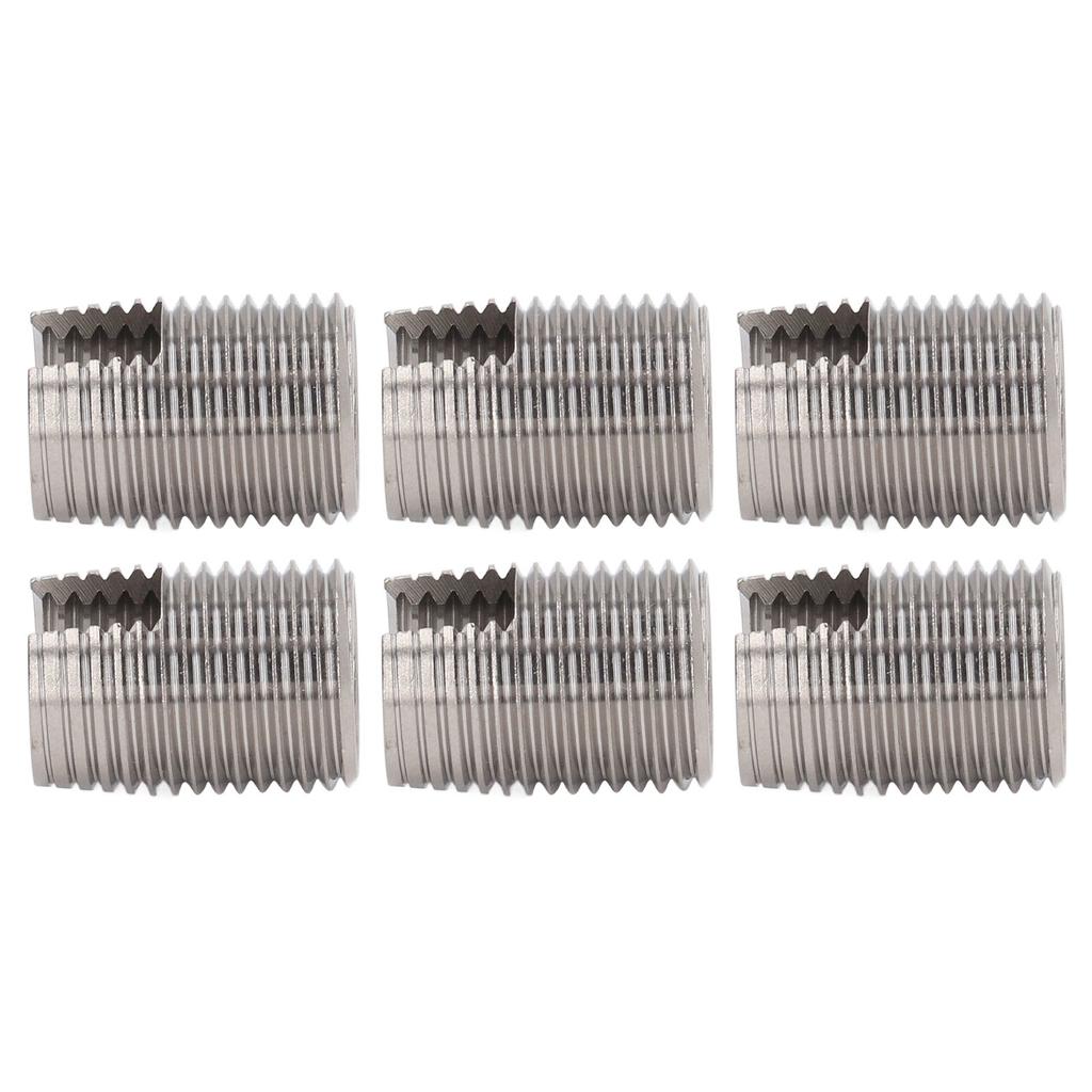 20 шт. шлицевых самонарезающих резьбовых вставок из нержавеющей стали M16 X 1.5 22 мм резьбовая вставка для