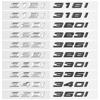 1Pc ABS Car Rear Trunk Letters Logo Badge Emblem Sticker For 3 Series 316i 320i 325i 328i 330i 335i E46 E90 E91 F30 F31 F34 G20