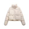 Stand Collar Women's Down Jacket Winter Korean Style White Duck Down Lightweight Bread Coat