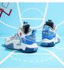 Winter 2025 Children's Non-Slip Leather Basketball Shoes with Velvet Lining