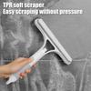 3 In 1 Window Squeegee Cleaner with Spray Bottle Ergonomic Design Double-sided Wipe Window Scrubber Cleaning Tool