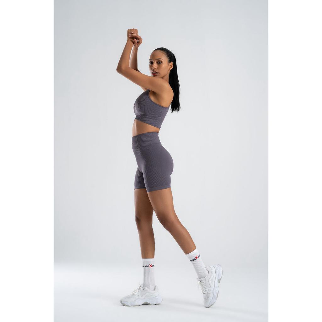 Супергибкий комплект бюстгальтер-шорты с пуш-ап деталью