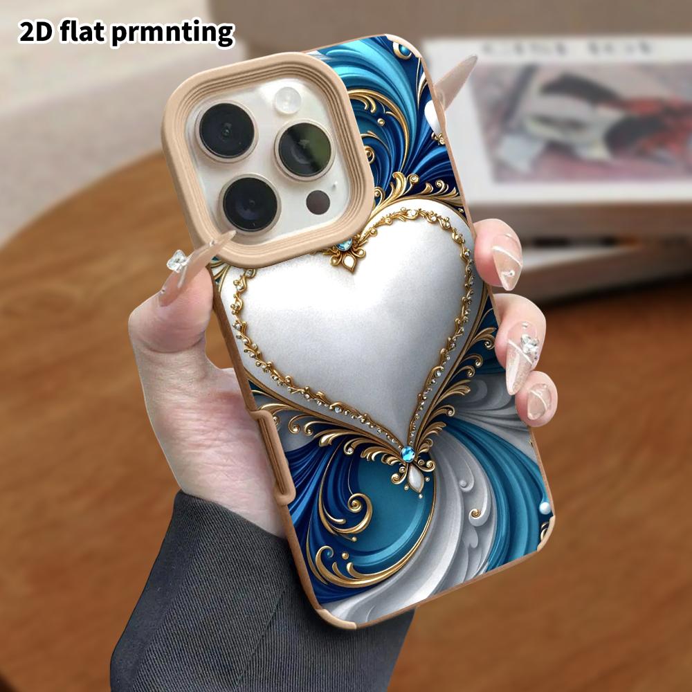 Phone Case: Lambskin 2D Flat Samsung Galaxy A34 A35 M05 M06 S20 S22 S21 FE Plus 5G Protective Case, Carved Heart, Christmas and Halloween Gift
