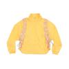 Icon Clash Mesh Cuff Running Jacket Women Outerwear Yellow CJ2434-795