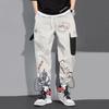 Hip Hop Fashion Pants Streetwear Pants Graphic High Street Sweatpants Men Spring Long Pants Stylish Clothing