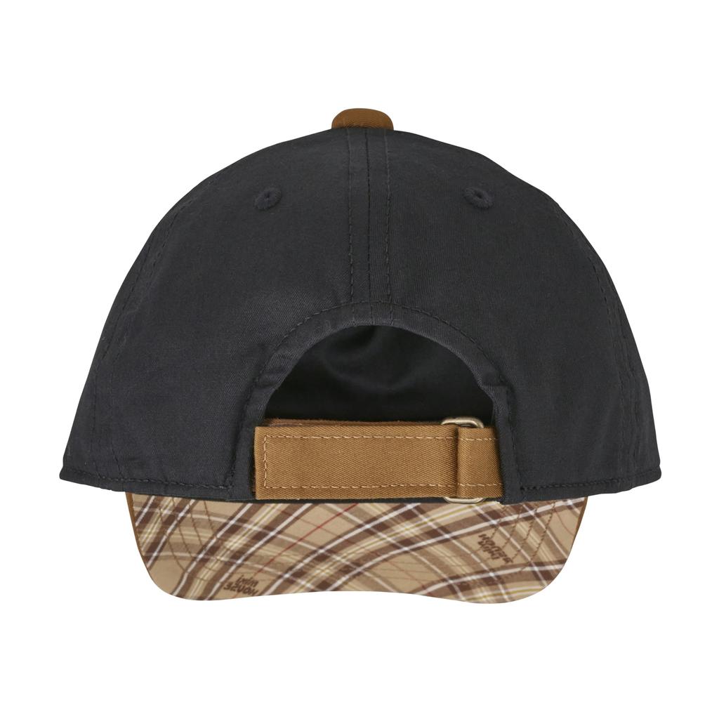 MIKI HOUSE UV Solid Check Boys and Size L Cap, Protection, Color, Logo, Pattern, Girls, Baby, Kids, Children's Clothing, (52-54cm), Black, 10-9124-681