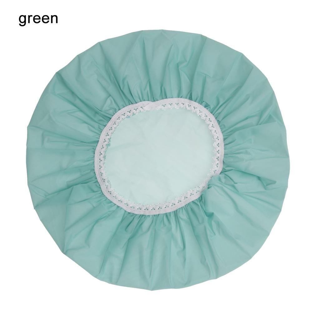 Salon Product Bathroom Supplies Hair Protect Bathing Shower Cap Waterproof Hats Elastic Band