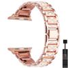 Классический женский ремешок с бриллиантами для Apple Watch Band 40 мм 45 мм 44 мм 41 мм 42 мм 38 мм металлический ремень Iwatch Series 7 SE 6 5 4 3 8 9 браслет
