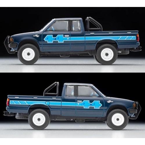 TOMYTEC Tomica Limited Vintage Neo 1/64 Scale LV-N321b Nissan 4x4 King Cab Truck (North American Model, Blue) - Finished Model (Product Code: 332855)