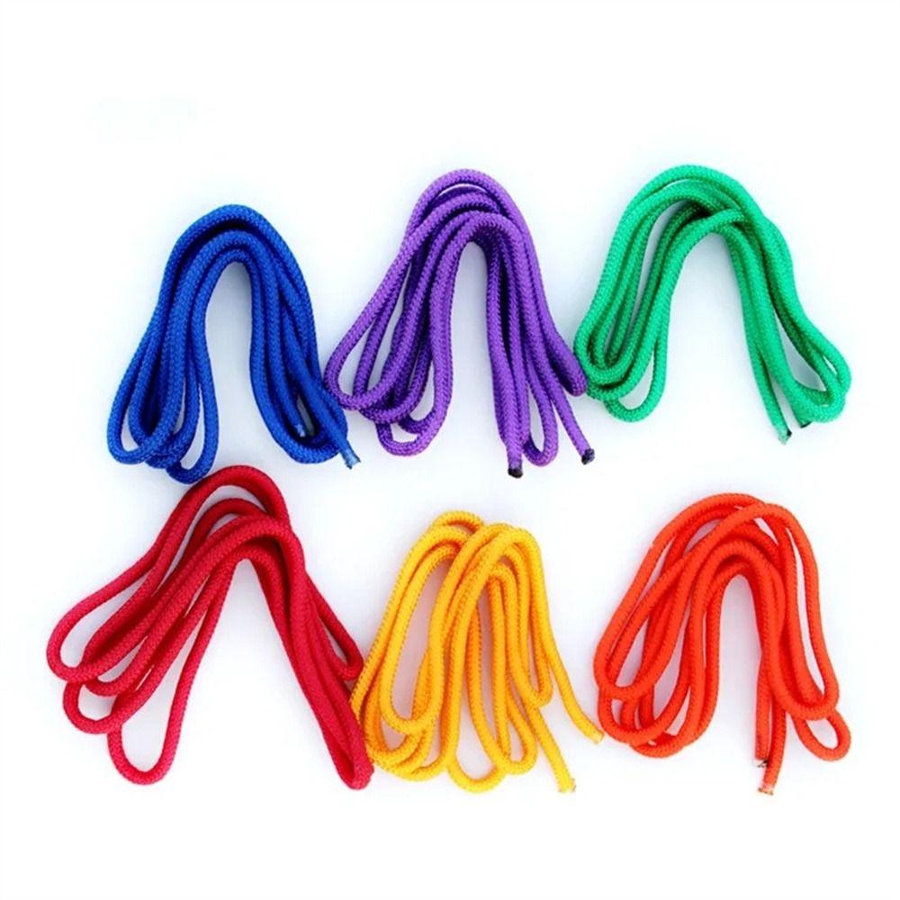 Rainbow Color Gymnastics Arts Rope Competition Gymnastics Jumping Props Sports Training