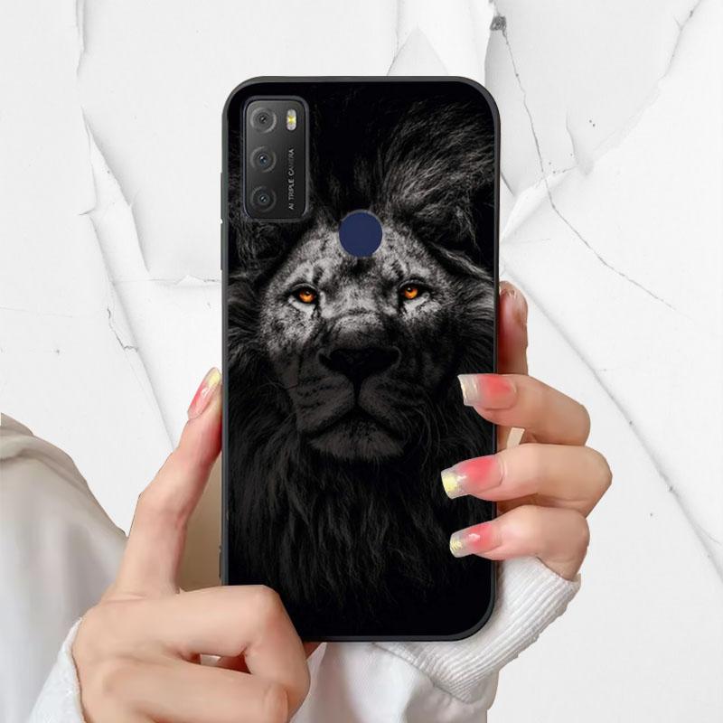 For Alcatel 1S 2021 Case 6025H 6025D Fashion Silicone Soft TPU Phone Cover For Alcatel 1 S 2021 1S(2021) Case Funda Coque Bumper