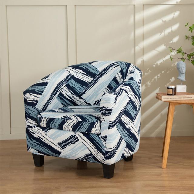 Эластичный чехол на стул из спандекса, чехол для клубного стула, барный маленький чехол для дивана, чехол для барной стойки, дивана с чехлами на подушку сиденья